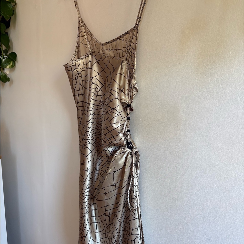 Vintage maxi slip dress (M) - Picture 6 of 8